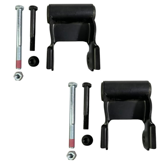 BST BSSP Pair Rear Leaf Spring Shackle Kit 722-229 LH and RH Side for Chevy Astro GMC Safari Van Suspension Shackle Kit Driver & Passenger Side