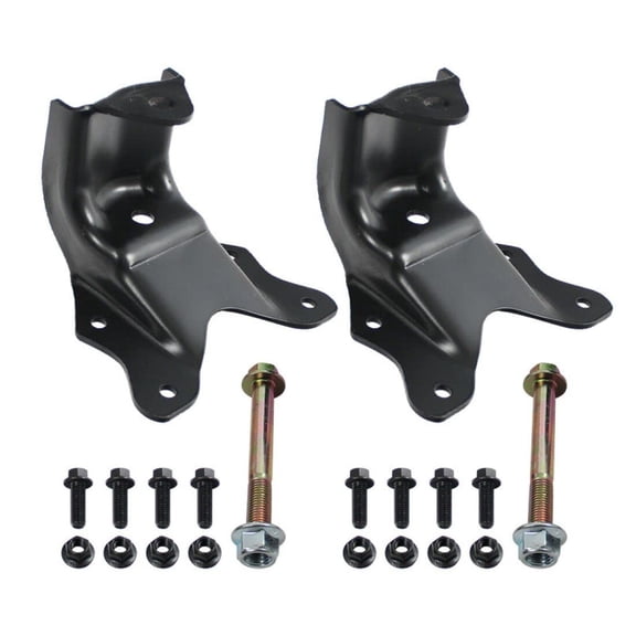 BST BSSP Pair Rear Spring Rearward Leaf Spring Hanger Bracket Kit Compatible with For-d 1999-2019 F350 F450 Super Duty 722-075