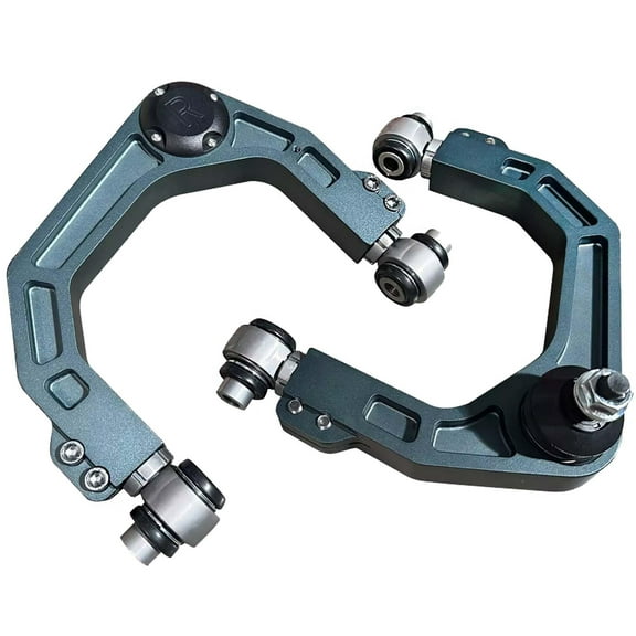 BST BSSP Pair Upgraded Front Upper Control Arms for 2003-2022 Toyota 4Runner FJ Cruiser 2-4" Lift Kit CNC 6061 Forged Billet Aluminum UCA for 2003-2016 Lexus GX460 GX470, One-Piece Design