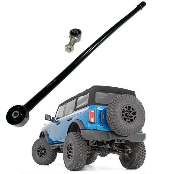 BST BSSP Rear Adjustable Track Bar Panhard 2.5"-4" Lift Kit Compatible with Ford Bronco 2021-2023 Adj. Track Suspension Rod Bar Heavy Duty Steel