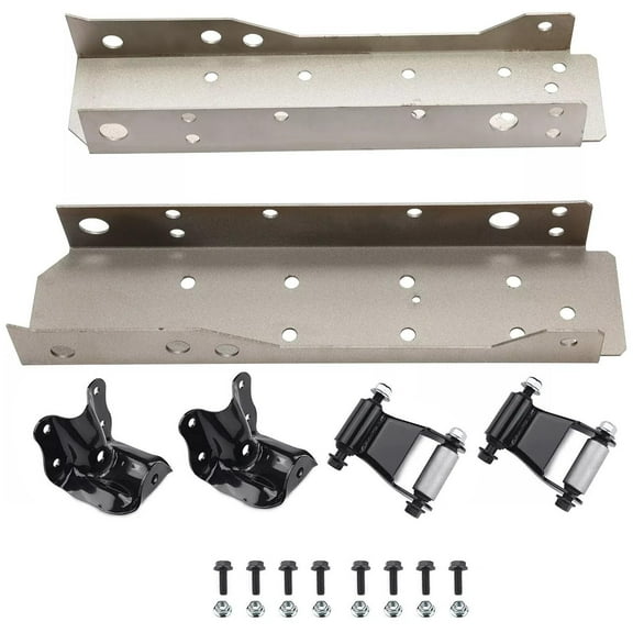 BST BSSP Rear Frame Repair Channels and leaf spring shackles hangers For Ranger 1993-2004