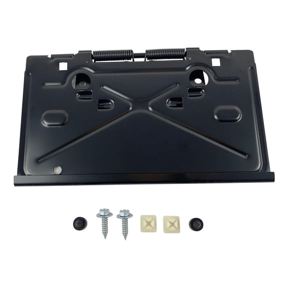 BST BSSP Rear License Plate Tag Bracket with Hinge Compatible with 1968-1972 Chevy Chevelle Monte Carlo Impala