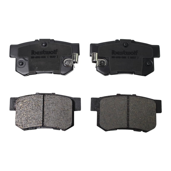BST BSSPF 4PCS Rear Ceramic Brake Pads D537 Compatible with Select Acura EL CL ILX CSX Integra RSX TL TSX Vigor for Honda Accord Civic CR-Z Prelude S2000 for Suzuki Kizashi SX4