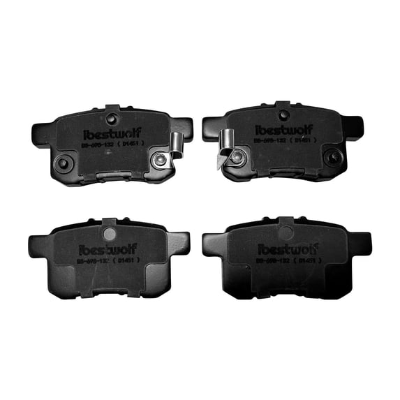 BST BSSPF Rear Ceramic Brake Pads D1451 Compatible with 2009-2014 Acura TSX 2008-2017 Honda Accord