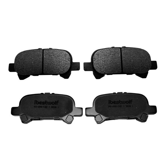 BST BSSPF Rear Ceramic Brake Pads Kit Compatible with Select Toyota Models, for Toyota Camry 2000-2006, for Toyota Avalon 2000-2007, for Toyota Solara 1999-2008, 8PCS