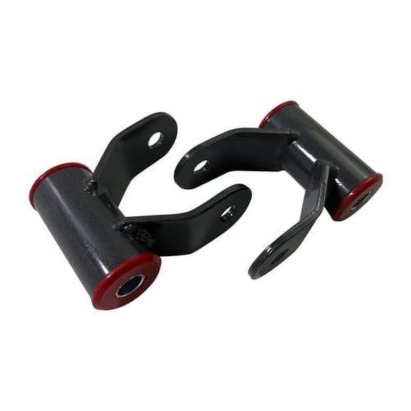 BST BSSPS Pair 2" Rear Drop Lowering Shackles Kit Compatible with Dodge Ram 1500 2WD 2002-2008 412120