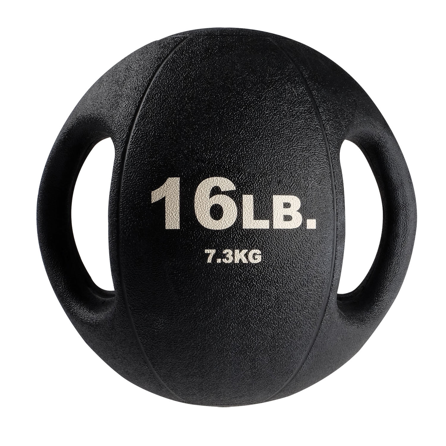 BSTDMB16 16lb BLack Dual Grip Medicine Ball