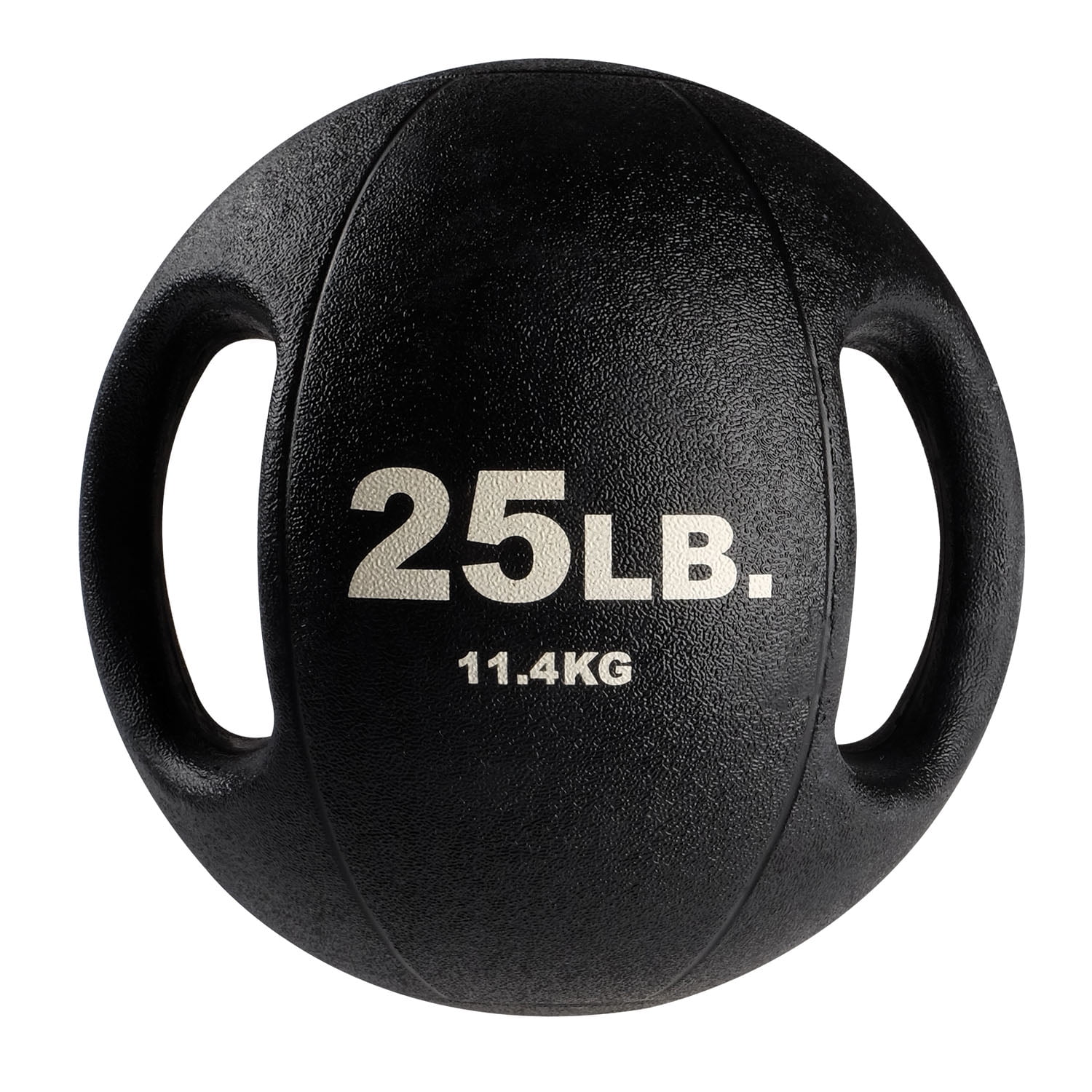 BSTDMB25 25lb BLack Dual Grip Medicine Ball