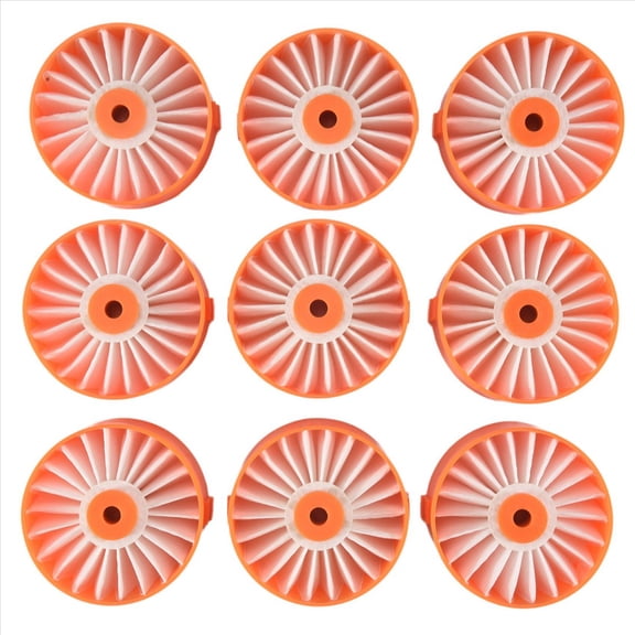 BSV2020 Filter Compatible for BSV2020G and BSV2020P Powerseries Extreme Cordless Stick Vacuum, 9 Pack,9 x HEPA Filter,Orange