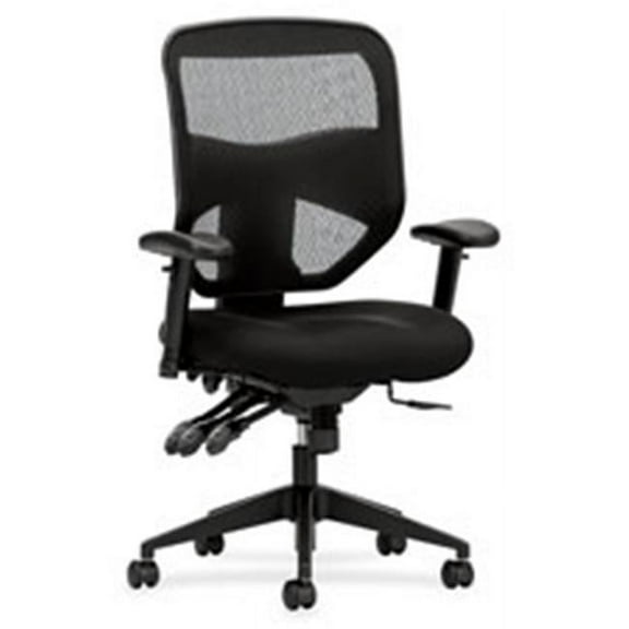 BSXVL532MM10 Work Chair, High Back, 30.75 in. x 26 in. x 44.5 in., Black