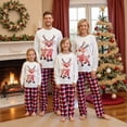 thumbnail image 1 of BSongo Family Christmas Pajamas Set Elf Theme Family Pajamas Holiday Loungewear for Women Men and Pet, 1 of 10