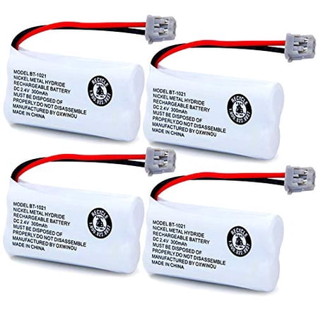 BT-1021 BT-1016 BT-1008 BT-1025 Handset Cordless Telephone Battery OXWINOU BBTG0847001 BBTG0798001 Compatible with for Uniden BT1021 BT1008 BT1016 BT1025 Empire CPH-515B Phone(Pack of 4)