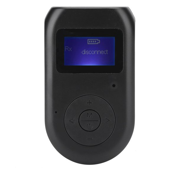 BT-11 LCD Screen Display USB Bluetooth 5.0 Audio Adapter Receiver Transmitter 2 in 1 Wireless Dongle Support Hands Free Call for TV PC Car Sound System 10m / 32.8ft