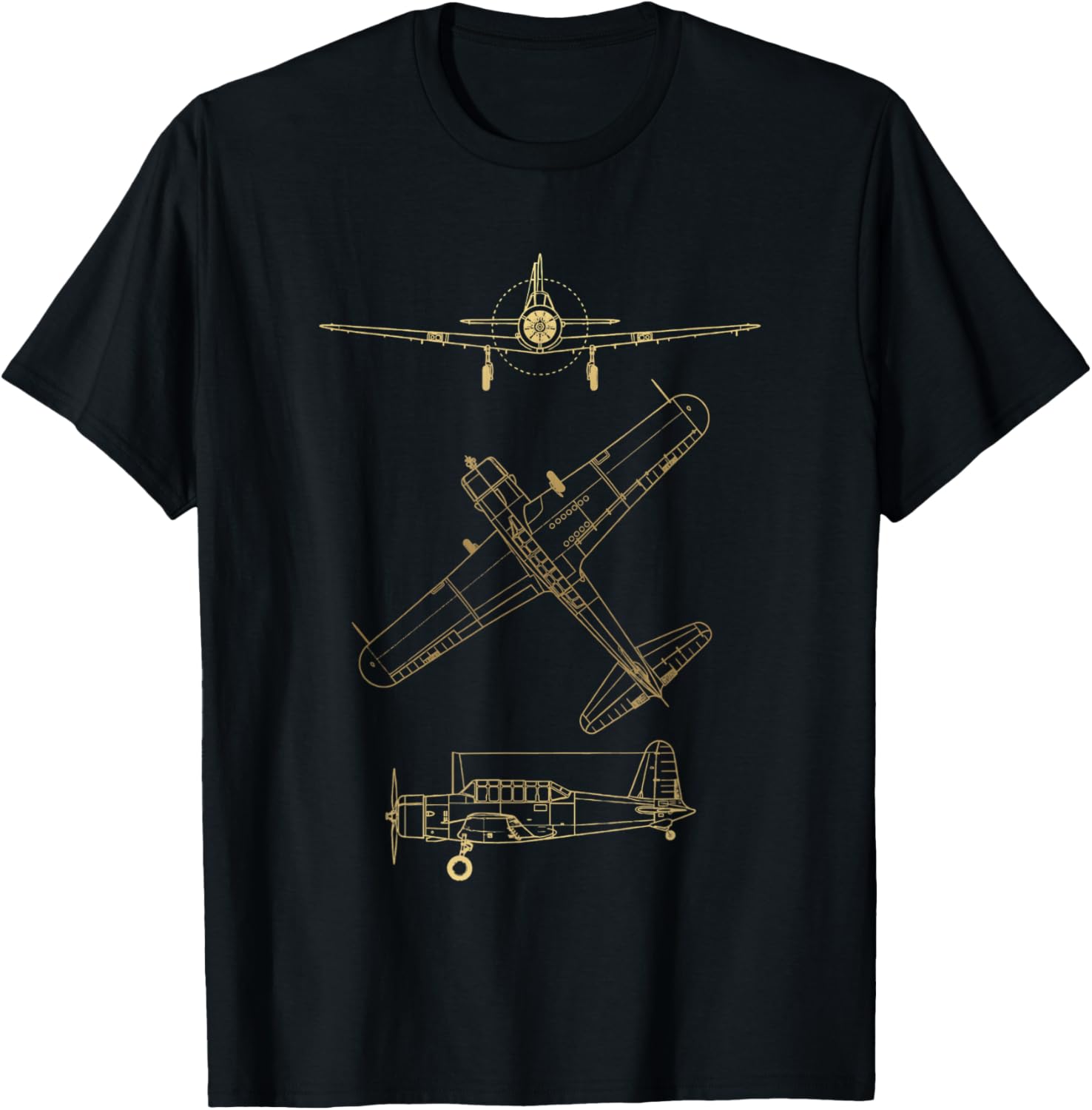 BT13 Valiant WW2 Plane TShirtS