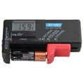 BT168D Universal Digital LCD 9V 1.5V AA AAA Cell Button Battery Tester Checker (Black