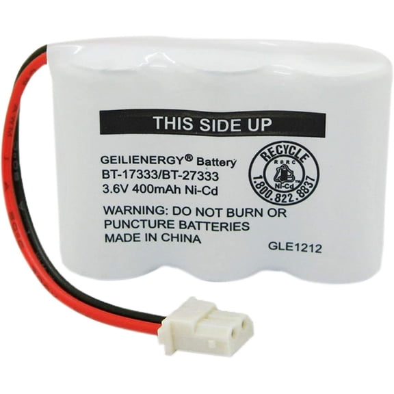 BT-17333 BT-27333 Handset Telephone Rechargeable Battery 2/3AA 3.6V NI-CD Cordless Phone Compatible with Vtech BT17333 BT27333 BT-17233 BT17233 BT-163345 CS5121 (Pack of 1)