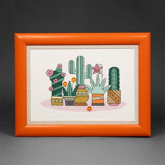Crystal Art Counted Cross Stitch kit BT-205C Triptych Bright Mexico