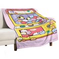 BT21 Soft Anime Throw Blanket, Durable Manga Flannel Blanket