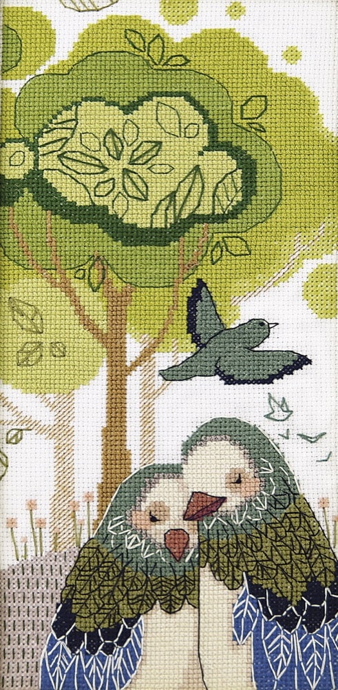 BT-233C Counted cross stitch kit Crystal Art "Loving hugs"