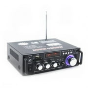 BT-298A Home Power Amplifier Practical Liquid-crystal Display 2CH 12V/220V 600W HiFi Bluetooth-compatible 5.0 Audio Amplificador