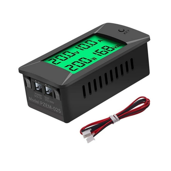 DigitalVoltage Current Meter Power Detector Voltage Monitor Tester DC0-300V 300A LCD PZE ywm58