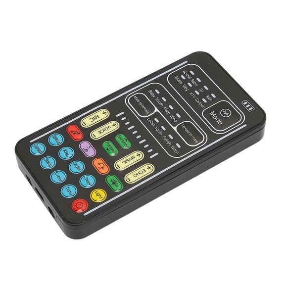 BT 5.0 Voice Changer 10 Electric Music Scales, 450mAh Battery for Online Gaming and Podcasting