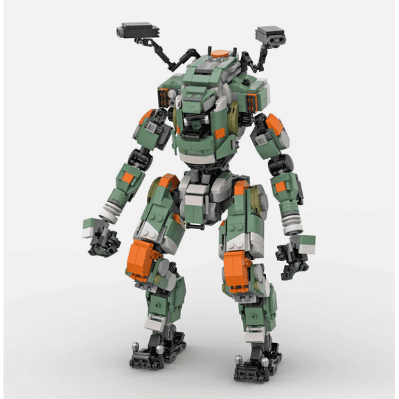 BT-7274 Vanguard-class Titan MOC Building Blocks Titanfall 2 Bricks Toys Decor