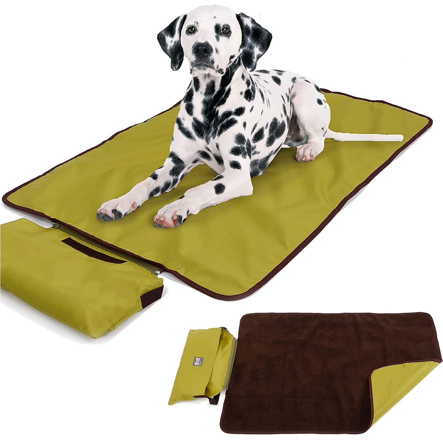 1PC 39In Outdoor Dog Bed, Waterproof & Foldable Camping Travel Pet Mat, Portable Double Sided Available Pet Pad, Large Size Easy to Clean, Breathable and Odor Resistant Pet Cooling Pad 28"*39"
