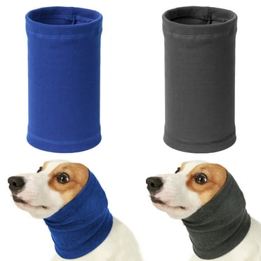 Harikaji 2 PCS Dog Quiet Ears Covers, Dogs Hats Hoodies Dog's Ear Muffs Headband, Noise Dog Ear Protection, The Grooming and Force Drying Tool for Anxiety Relief & Calming Dogs M