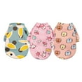 thumbnail image 1 of 3Pcs Small Dog Hoodie Sweaters, Dog Winter Clothes, Pet Hooded Sweatershirt Pullover, Dog Outfit Coat Apparel for Puppy Kittens E M, 1 of 7