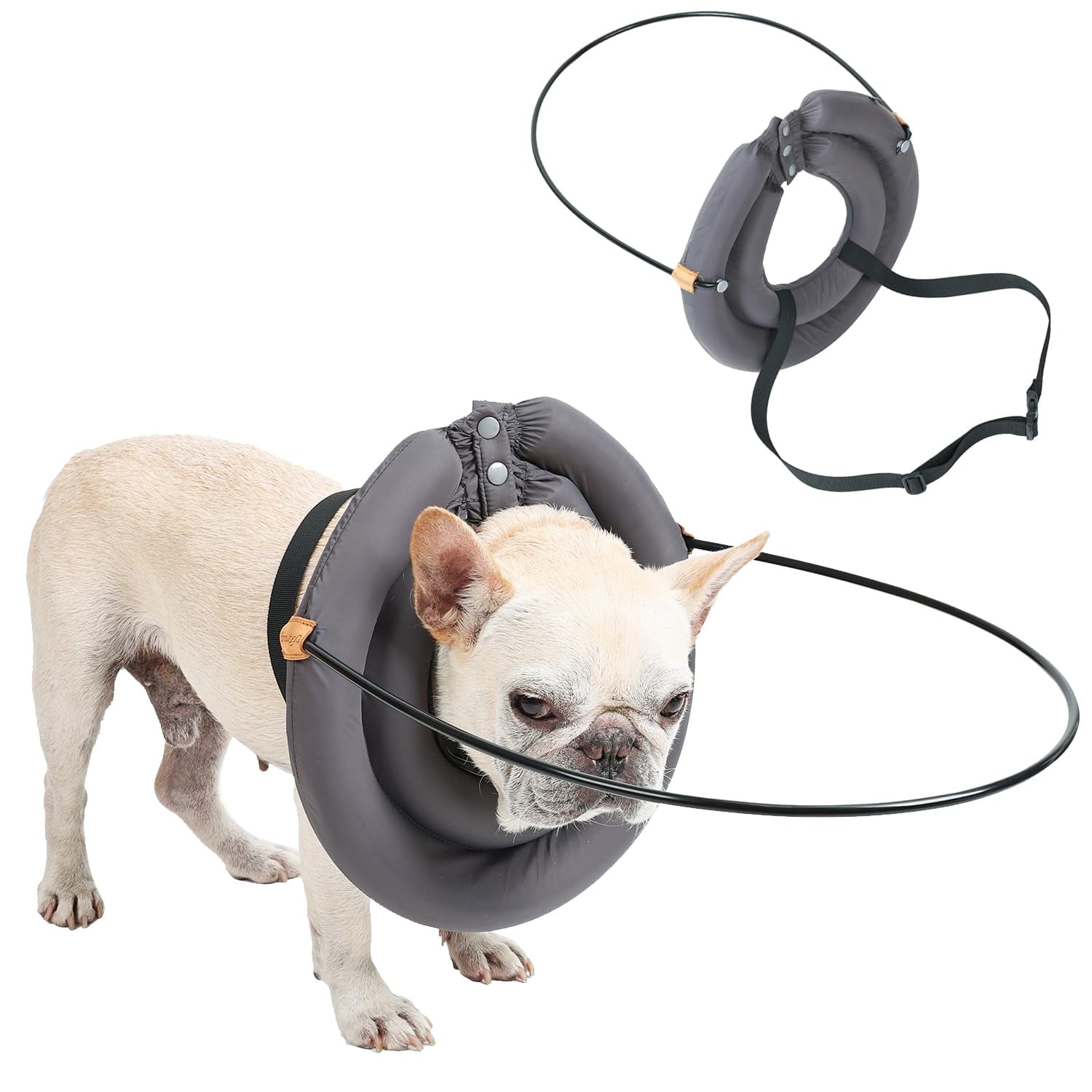 Blind Dog Harness Guiding Device Lightweight Halo Collar for Blind Dog Adjustable Blind Cat Accessories Pet Anti Collision Ring for