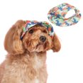 thumbnail image 1 of Dog Bucket Hats,Cartoon Dog Round Cap with Ear Hole, Adjustable Outdoor Travel Sun Protection Sport Hat for Cat Small Medium Dogs Green Camouflage M, 1 of 5