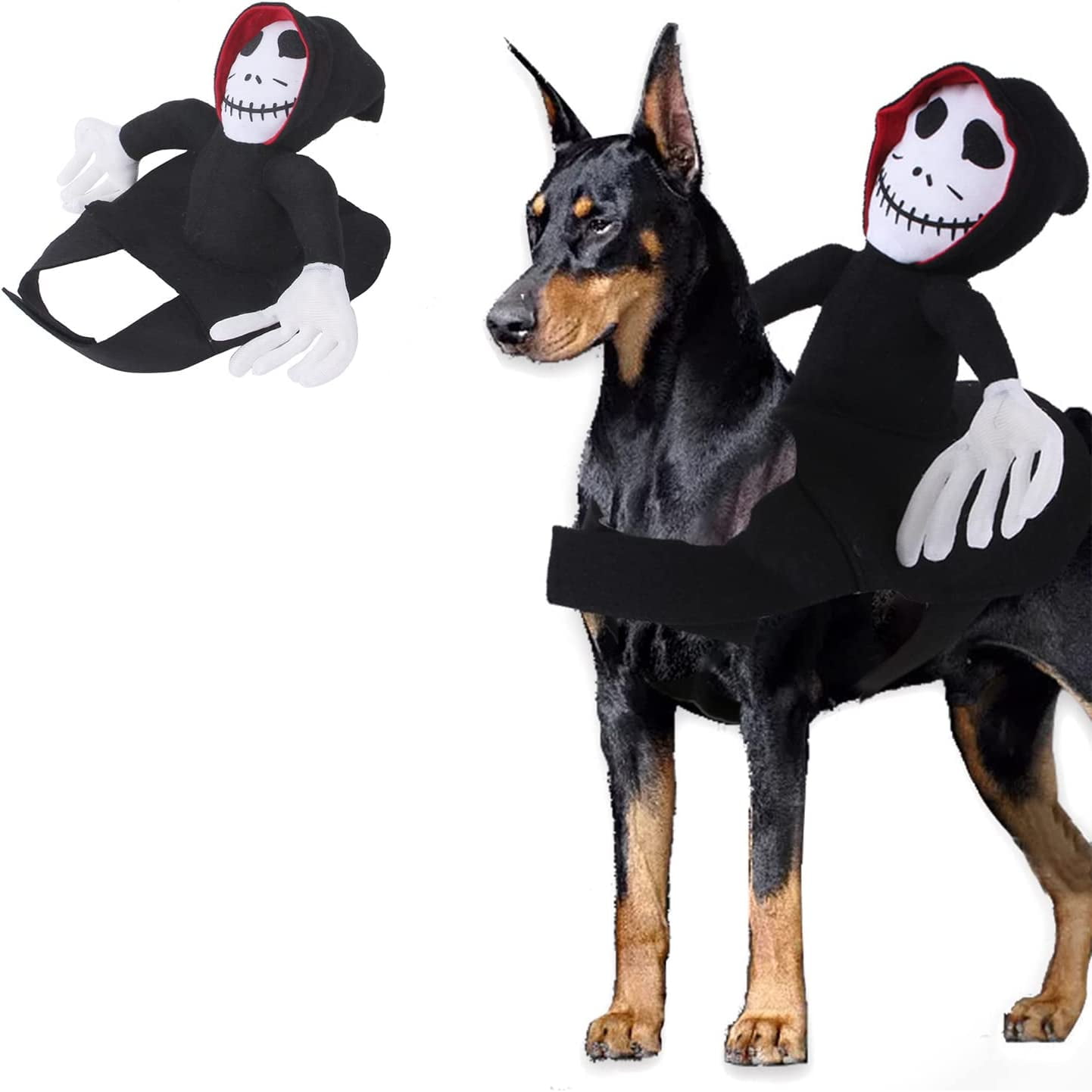 BT Bear Dog Halloween Costume, Devil on Horseback Pet Costume,Dog