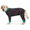 thumbnail image 1 of BT Bear Dog Onesie Recovery Suit,Full Coverage Anti-Shedding Dog Pajamas, Soft And Comfortable Dog Joint Protection Clothing, Dog Warm Shirt for Medium Large Dog Black Spot 32/4XL, 1 of 6