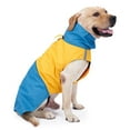 thumbnail image 1 of Dog Raincoat, Warm Windproof Jacket for Dog, Dog Waterproof Coat Lightweight Pet Coat Jacket for Small Medium Large Dogs Blue-Yellow XL, 1 of 6