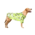 thumbnail image 1 of Large Dog Hawaiian Costume, Dog's Cool T-Shirts Summer Clothes, Hawaiian Shirt for Large Dogs, Design for Summer Luau Style Beach Camp Vacation Yellow Leaves 4XL, 1 of 6