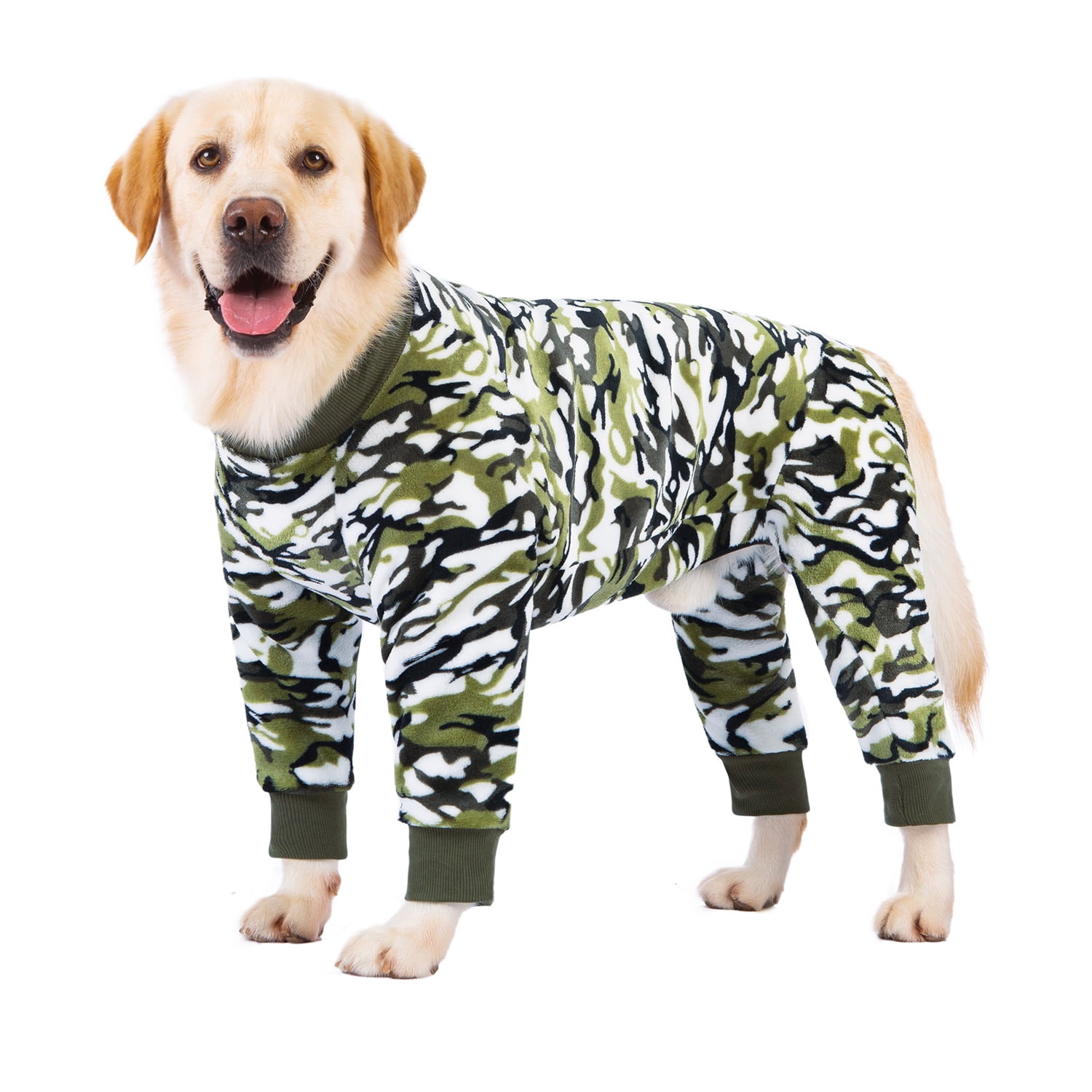 BT Bear Large Dog Sweater Coat, Large Dog Recovery Suit, AntiShedding