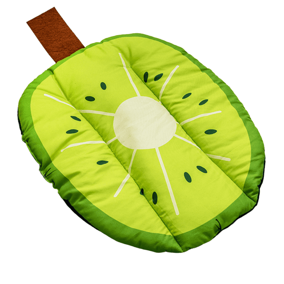 Pet Cooling Mat with Fruit Pattern, Anti-Slip Self Cooling Pad for Cats and Small Dogs,Washable Pet Cooling Mat for Kennel Floor Car Seat Kiwi 22.44*15.75in