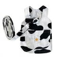 thumbnail image 1 of Small Dog Harness Vest with Leash Set, Cow Print Dog Overalls, Soft Pet Shirt for Cats Puppy Small Dogs XS, 1 of 7