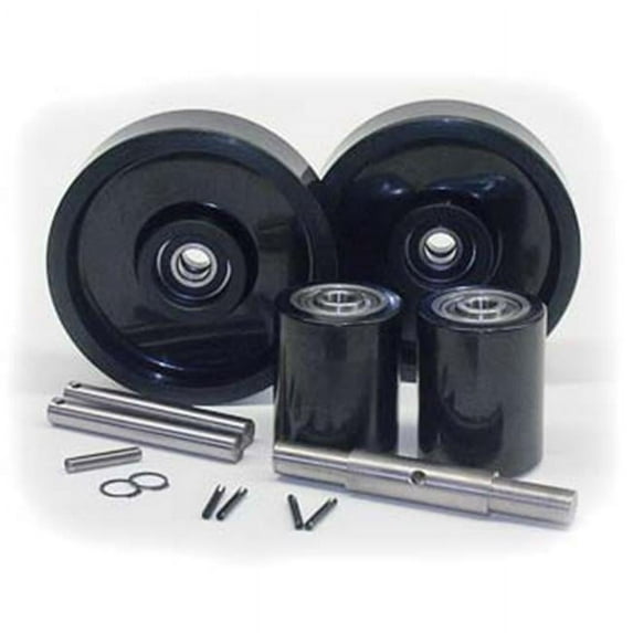 BT GWK-BTL-CK L 2000, L 2300, LHM 230 Complete Wheel Kit for Manual Pallet Jack - Black