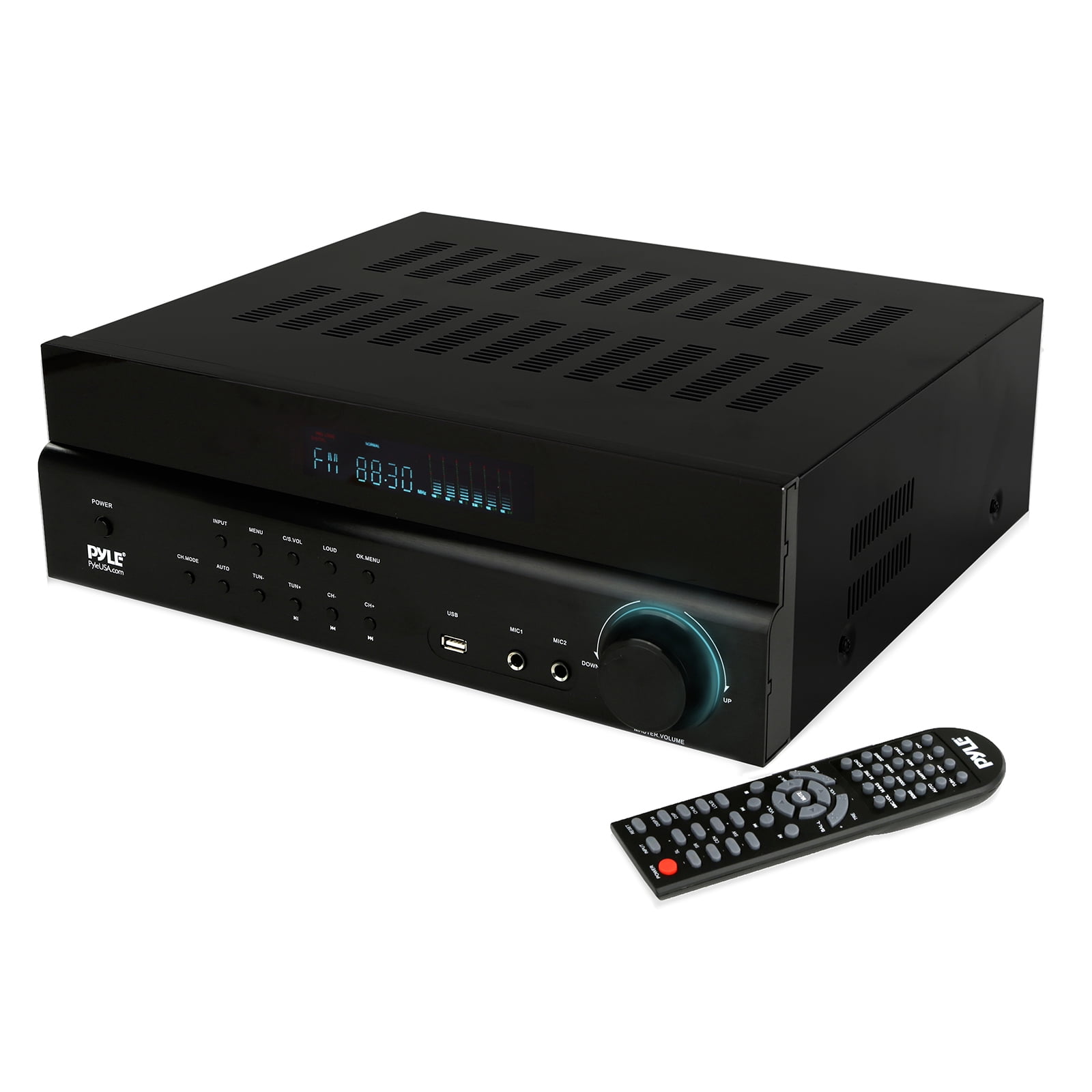 BT Home Theater Amplifier Receiver, 5.1 Channel Hi-Fi System, AM/FM ...