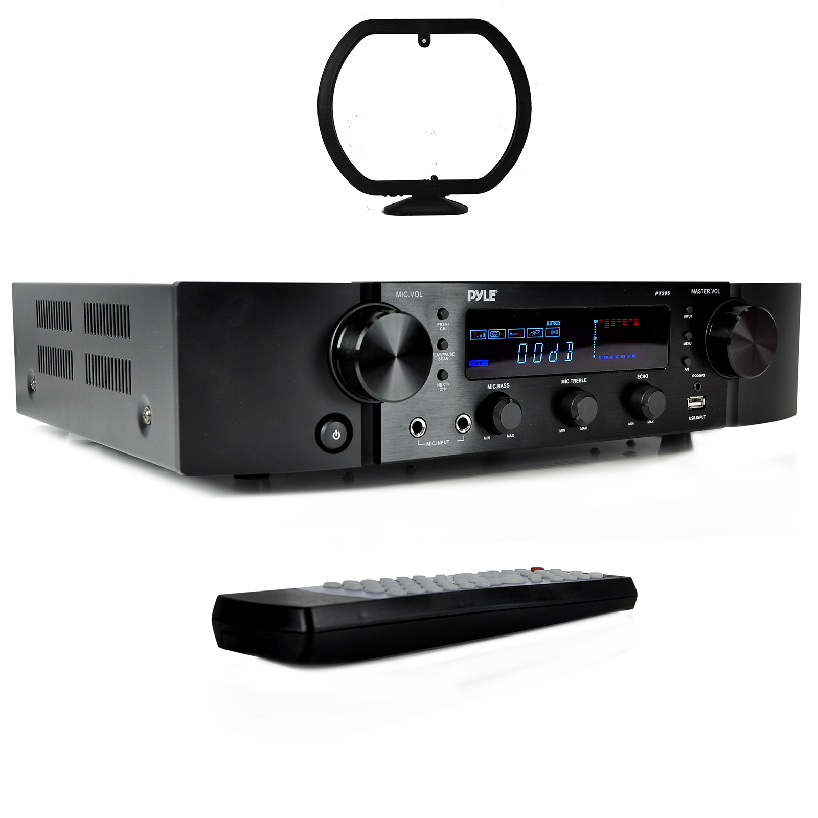 BT Hybrid PreAmplifier, Home Theater Stereo PreAmp Receiver, MP3/USB
