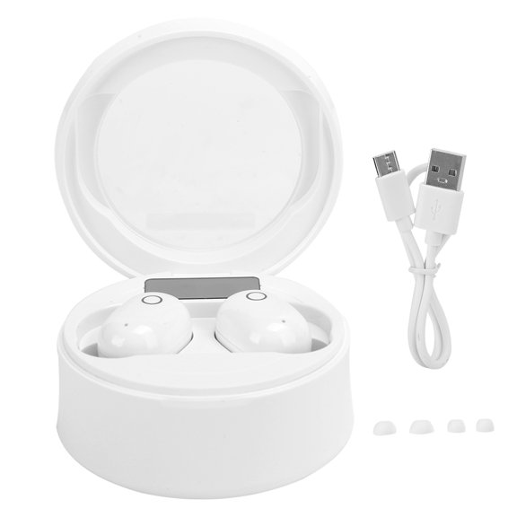 BTJ40 Bluetooth 5.0 Headset Charging Box True Wireless Earphone In Ear Sport EarbudWhite