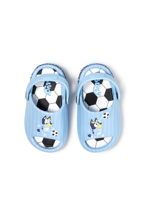 Toddler Boys Soccer Print Slip On Sandal Clog