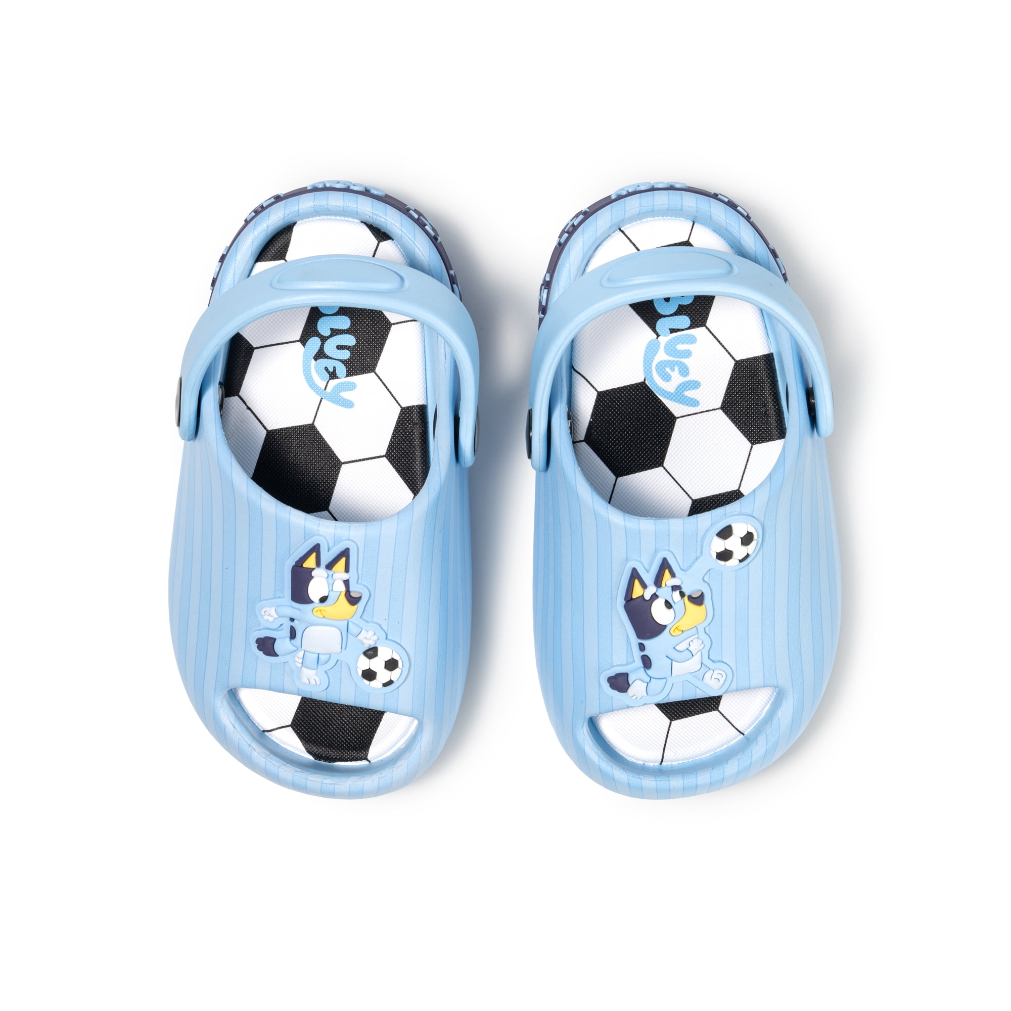 Bluey Toddler Boys Soccer Print Slip On Sandal Clog