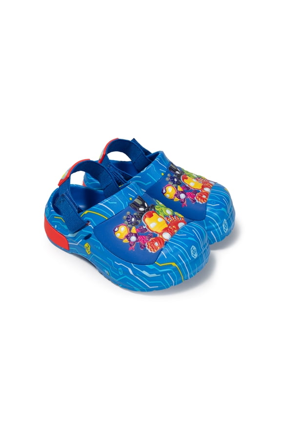 Iron Man and Friends Toddler Boys Strap Up Clog