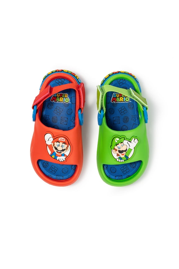 Mario Toddler Boys Strap Up Slides