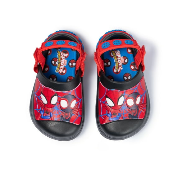Spidey Toddler and Little Kid Adjustable Strap Clogs