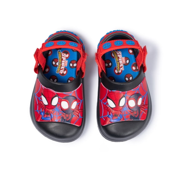 Spidey Toddler and Little Kid Adjustable Strap Clogs