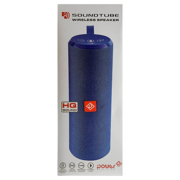 BT-Power Evolution Soundtube Bluetooth Wireless TWS Speaker - Blue